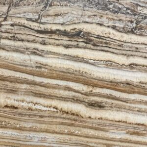Onyx Emperador is a luxury natural stone with dramatic brown and cream veining, ideal for feature walls, countertops, and statement interiors in Vancouver, Burnaby, Surrey, Coquitlam, and Metro Vancouver.