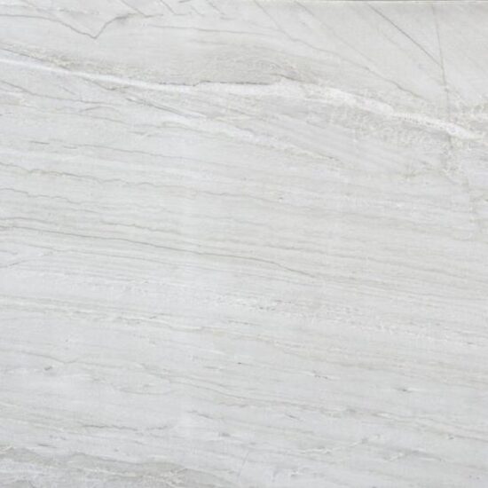 Bianco Lavezzi quartzite features a soft white surface with subtle linear veining, ideal for natural stone kitchen countertops in Vancouver, Burnaby, Surrey, Coquitlam, North Vancouver, and Metro Vancouver homes. Durable, elegant, and unique.