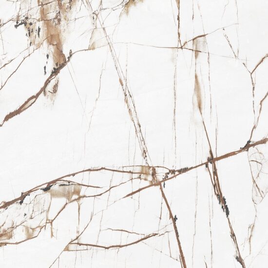 Roma Imperiale quartz ADQ7955 by GUAVA from ADAM Stone and DMK Stone features a white surface with bold warm gold and brown veining, ideal for kitchen quartz countertops and backsplashes in Vancouver, Burnaby, Surrey, Coquitlam, North Vancouver, and Metro Vancouver homes.