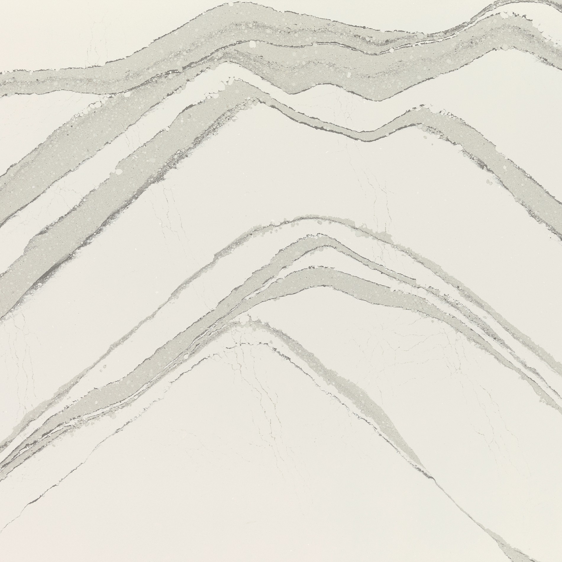 Cambria Brittanicca luxury quartz features dramatic grey veining on a creamy white background. Professionally supplied, fabricated, and installed by MeVa Granite across Metro Vancouver.